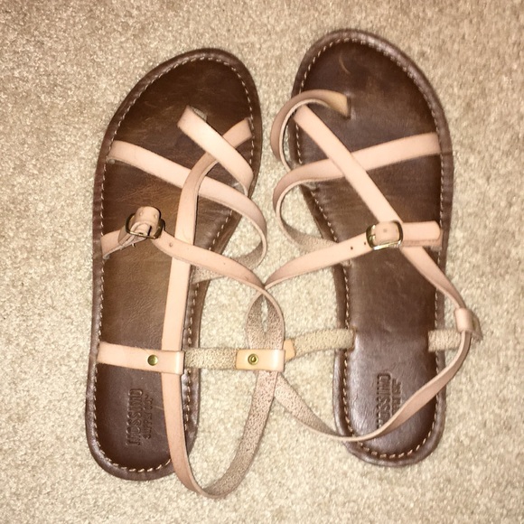 Blush pink/nude sandals - Picture 1 of 2